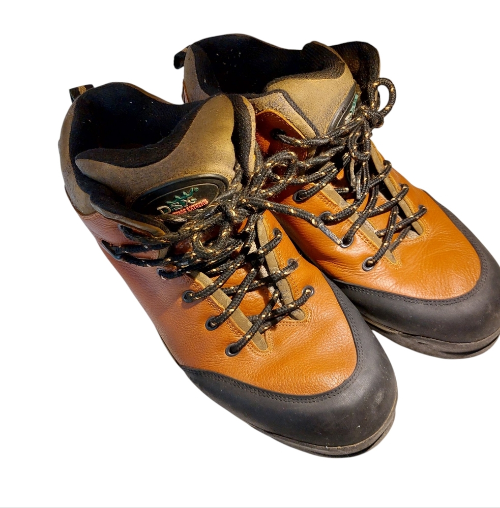 Deer Stags Brown Waterproof Leather Hiking Boots Anchor Comfort Casual 12 EUC